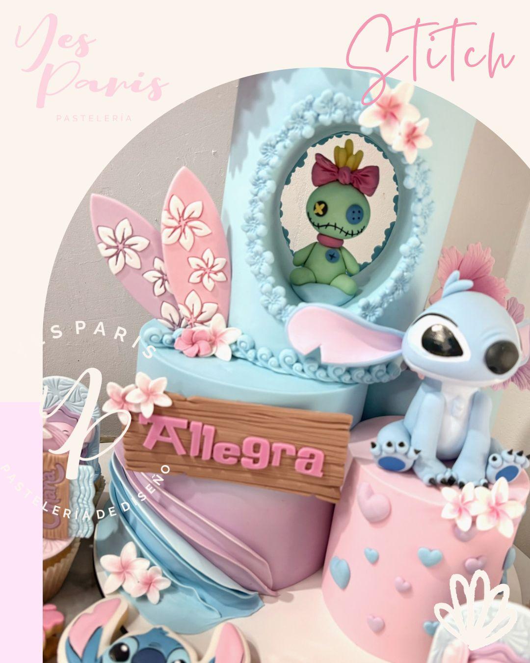 Torta temática Lilo & Stitch decorada